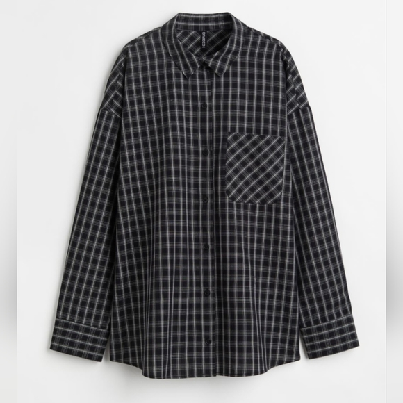 🌟 H&M Oversized Cotton Shirt 🌟 - Picture 6 of 7